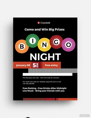 Bingo Flyer Template