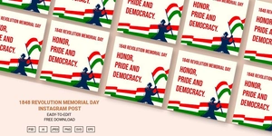 1848 Revolution Memorial Day Instagram Post