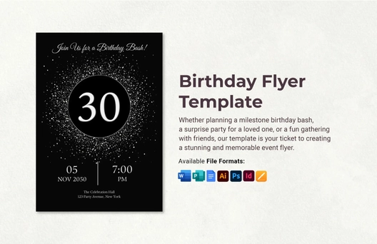 Birthday Flyer Template