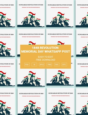 1848 Revolution Memorial Day Whatsapp Post