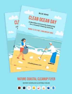 Nature Coastal Cleanup Flyer