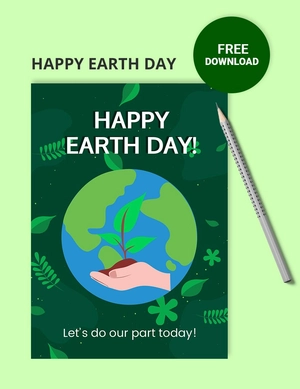 Earth Day Greeting Card