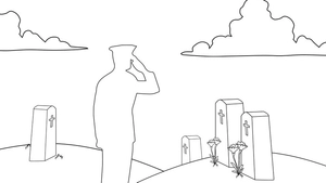 1848 Revolution Memorial Day Drawing Background