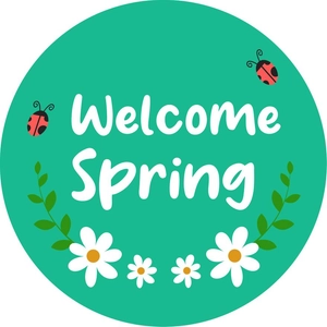 Spring Badge Template