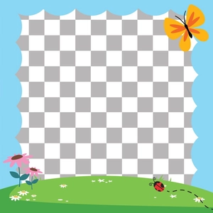 Spring Border Template Spring Border Template