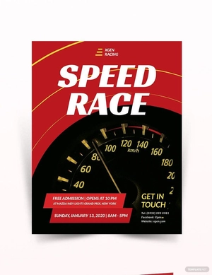 Racing Flyer Template