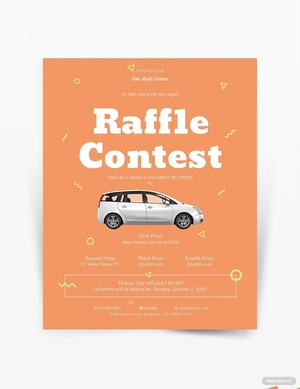 Raffle Flyer Template