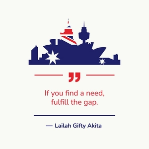 National Close the Gap Day Quote Vector