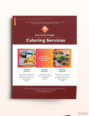 Catering Flyer Template