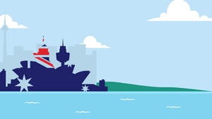 Canberra Day Design Background