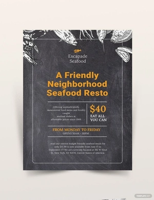 Chalkboard Flyer Template