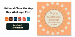National Close the Gap Day Whatsapp Post