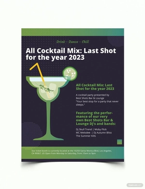 Cocktail Party Flyer Template
