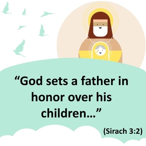 Saint Joseph's Day Quote Vector