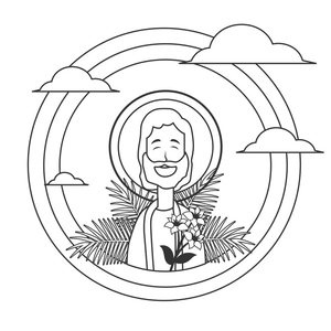 Saint Joseph's Day Drawing Vector