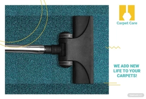 Carpet Cleaning Postcard Template