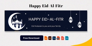 Eid al-Fitr Linkedin Banner