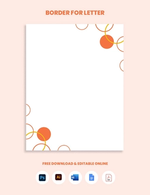 Border for Letter