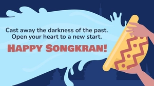 Songkran Youtube Thumbnail Cover