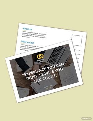 Simple Business Postcard Template
