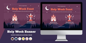 Holy Week Banner