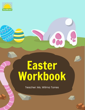 Free Easter Workbook Template to Edit Online
