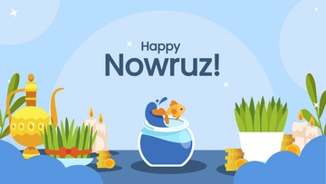 Free Nowruz Wallpaper Template to Edit Online