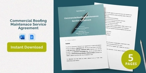 Commercial Roofing Maintenance Service Agreement