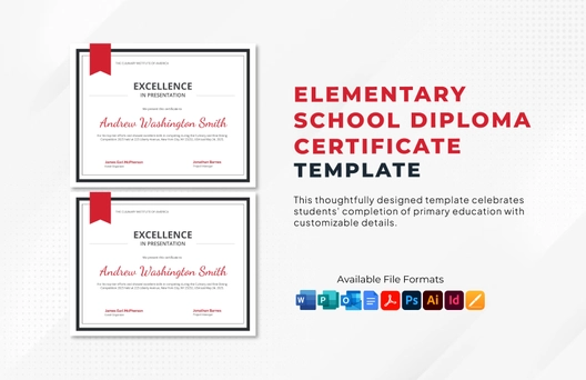 School Award Certificate Template