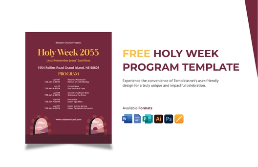 Holy Week Program