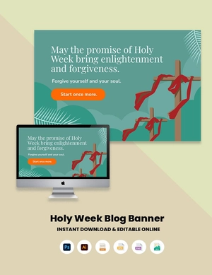 Holy Week Blog Banner