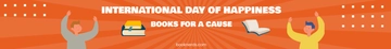 Free International Day of Happiness Website Banner Template to Edit Online