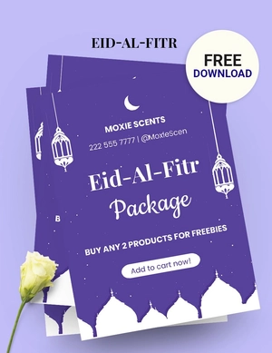 Eid al-Fitr Advertising Flyer