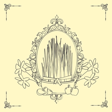 Free Nowruz Outline Template to Edit Online