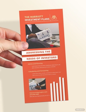 Investment Advisor Rack Card Template