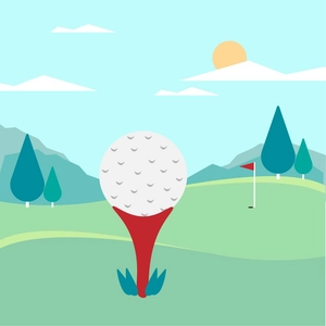 Golf Design Clipart