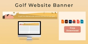 Golf Website Banner