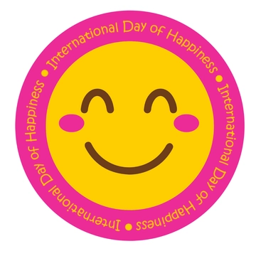 Free International Day of Happiness Clipart Vector Template to Edit Online