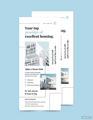 Apartment Rack Card Template