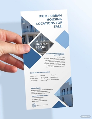 Real Estate Agency Rack Card Template