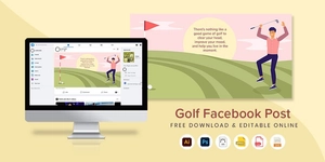 Golf Facebook Post