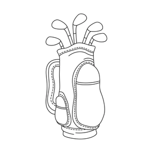 Golf Outline Clipart