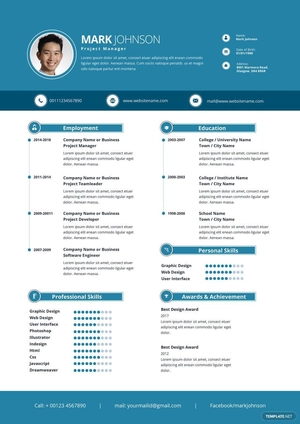 Modern Project Manager Resume