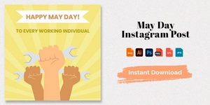 May Day Instagram post