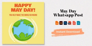May Day Whatsapp post
