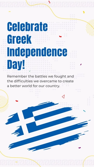 Greek Independence Day Whatsapp Status