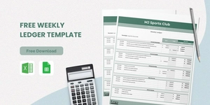 Weekly Ledger Template