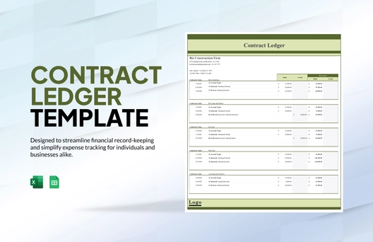 Contract Ledger Template
