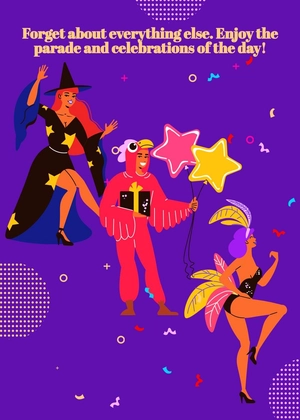 Parade Greeting Card