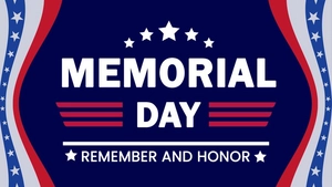 Memorial Day Banner Background
